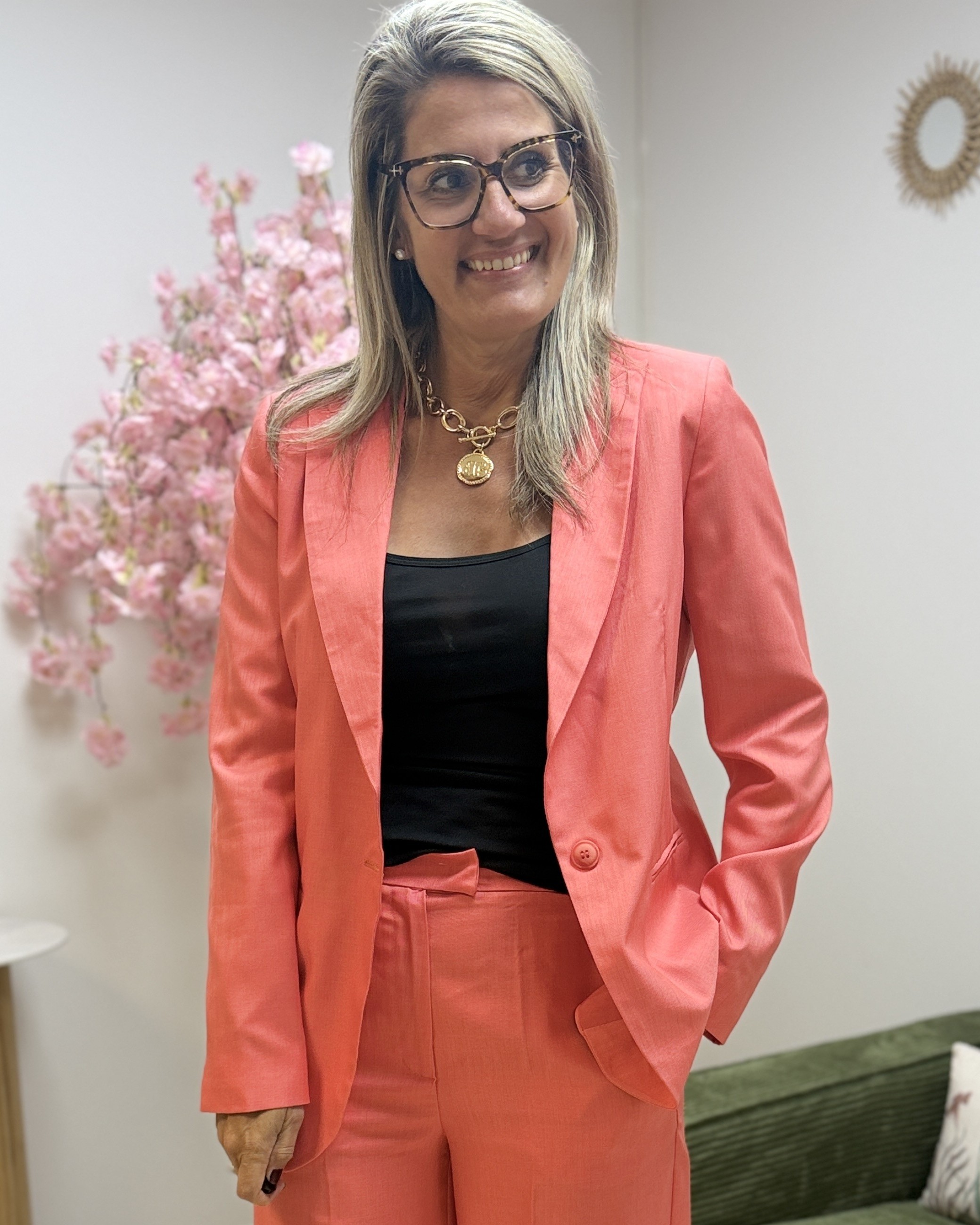 Blazer Olga corail