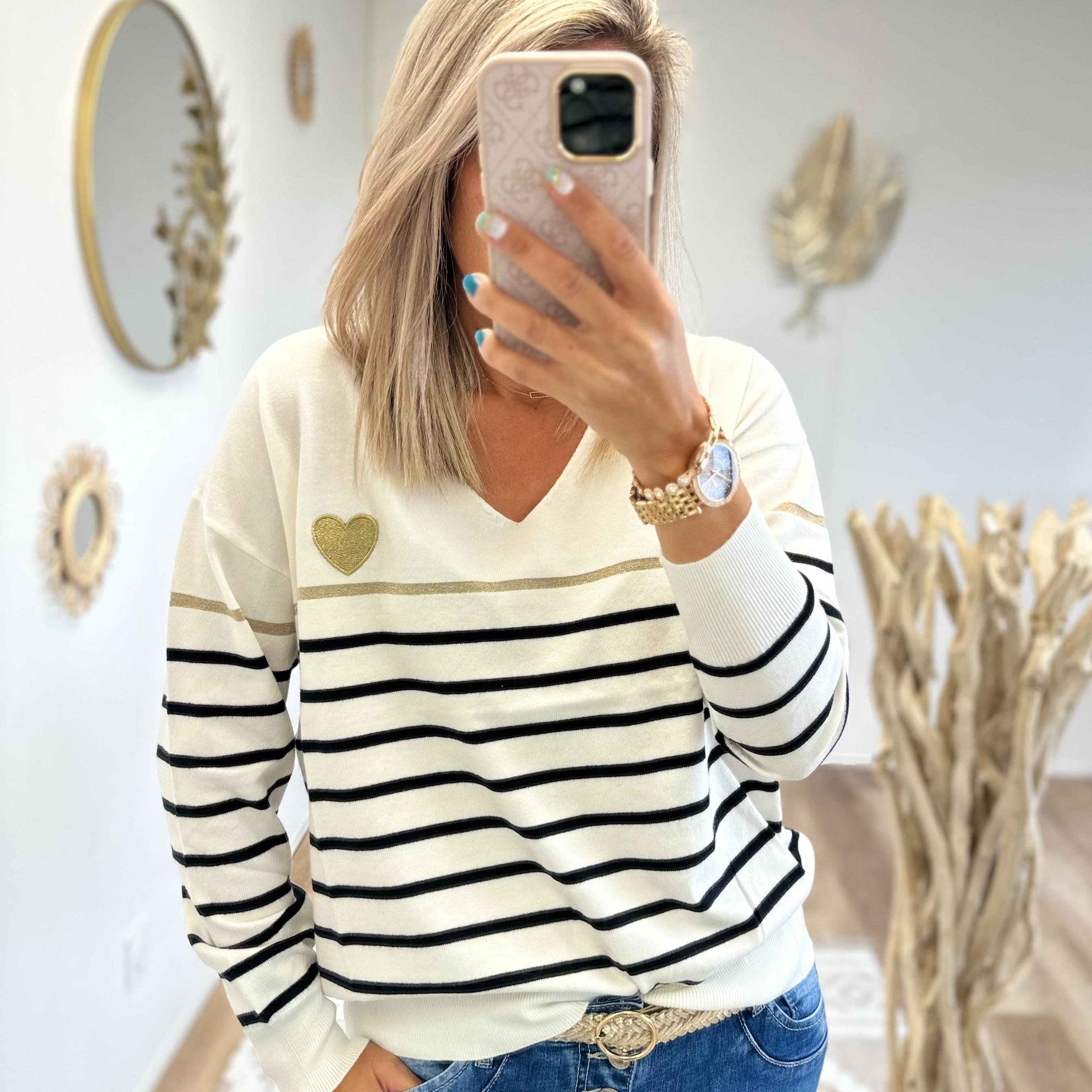 Pull Ella blanc