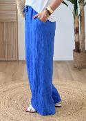 Pantalon Lilou bleu roi