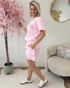 T shirt soleil rivieira rose