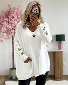 Pull Lison blanc