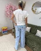 Tee shirt ciao bella blanc