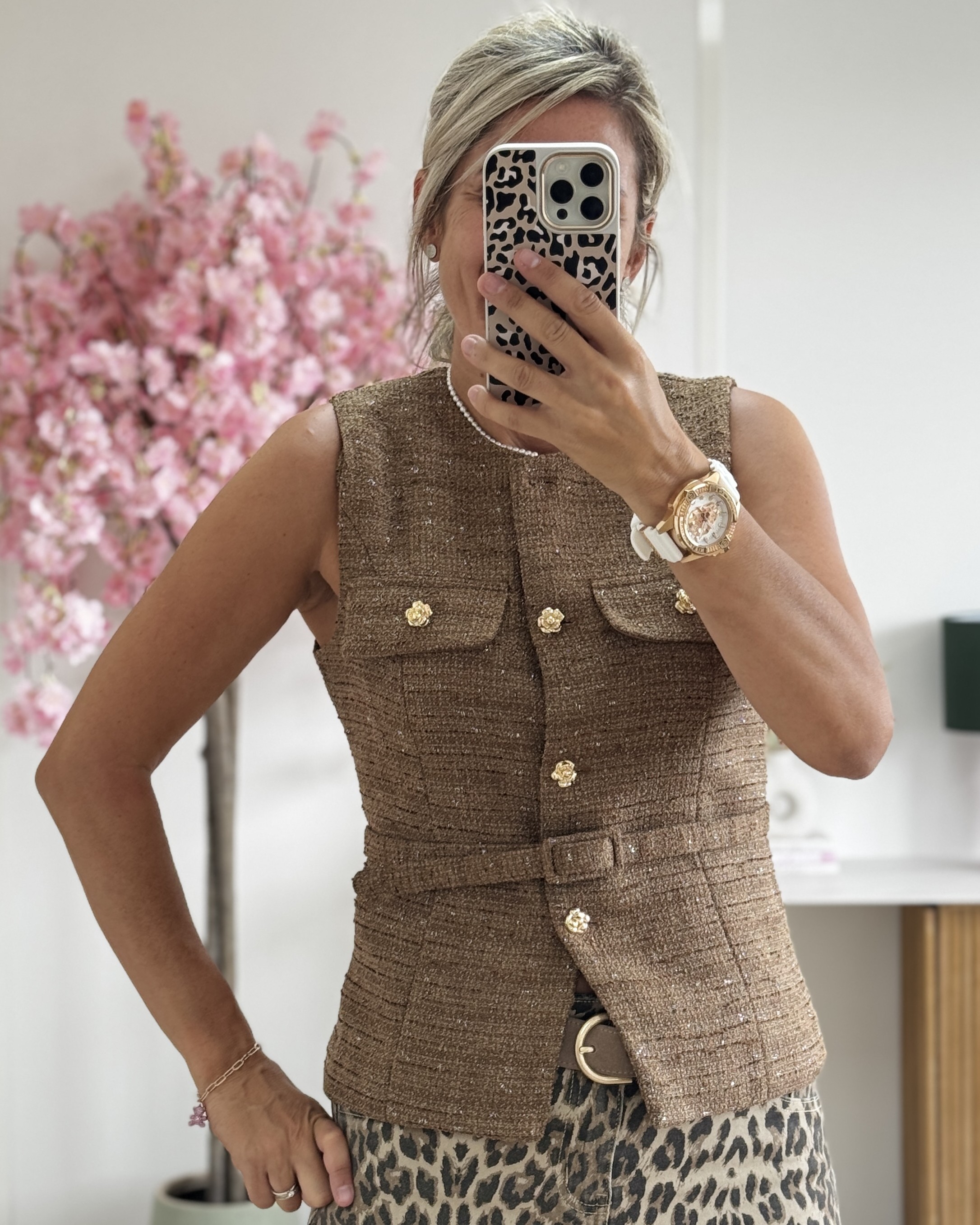 Veste Manon marron