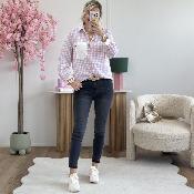 Jean skinny gris