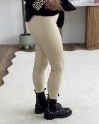 Legging Simili beige