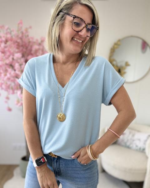 Tee shirt Murphy ciel