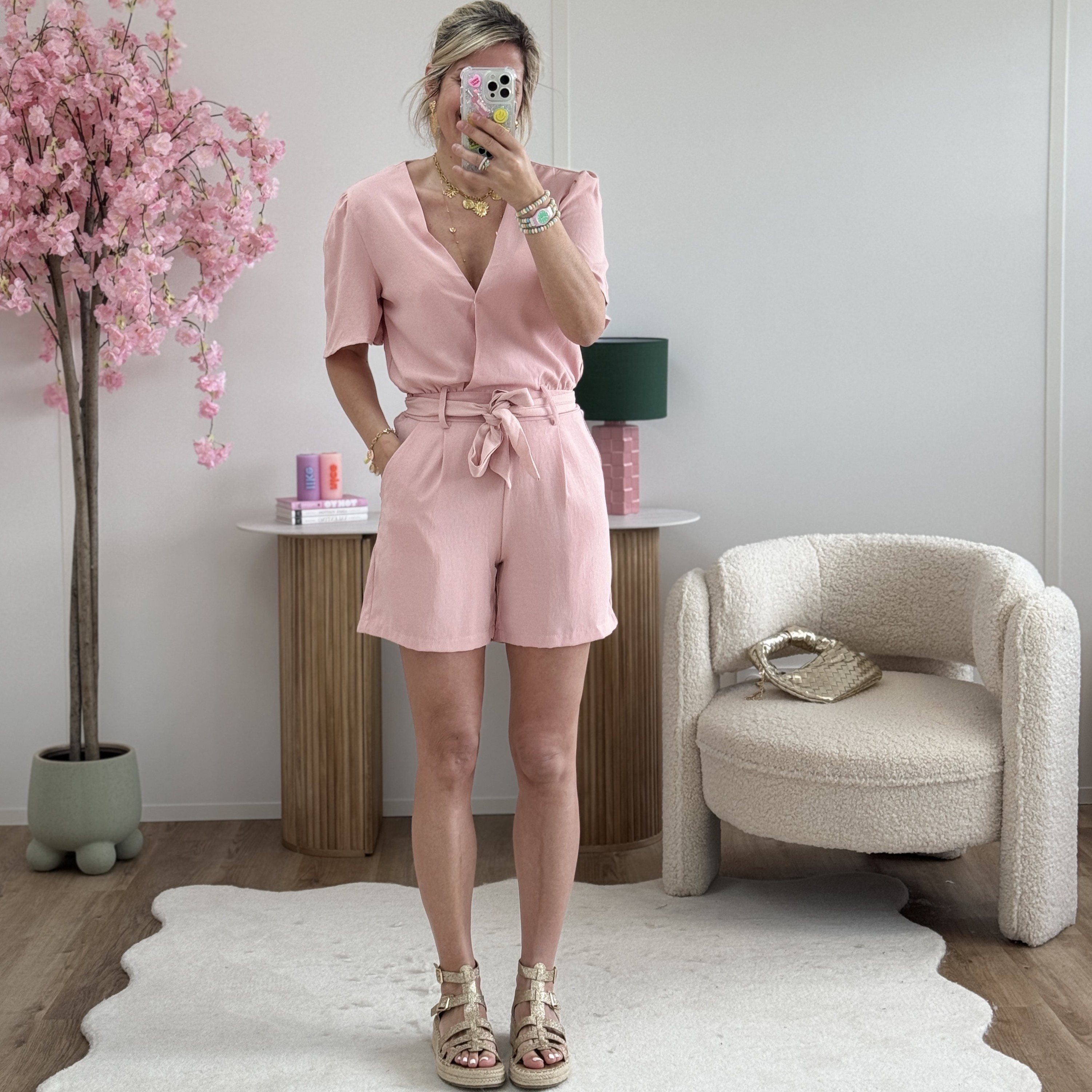 Combi short Andrea rose 