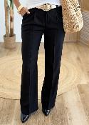 Pantalon à pince noir