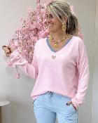 Sous pull cashemire bleu