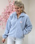 Gilet veste Athenais bleu