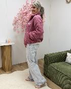 Gilet veste Athenais rose