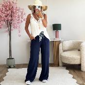 Pantalon Paula marine