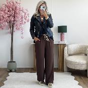 Pantalon Paula chocolat
