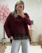 Pull Spencer bordeaux