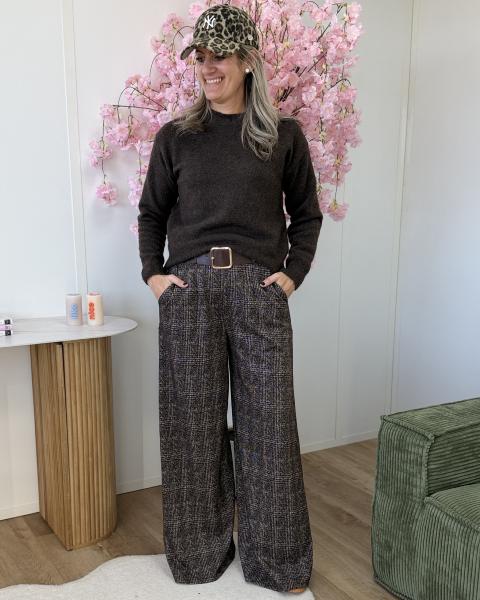 Pantalon Clara marron