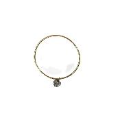 Jonc coeur strass