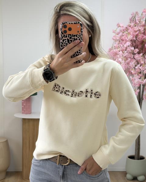 Sweat Bichette écru
