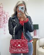 Sac matelassé rouge