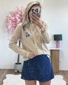 Pull à capuche cerises