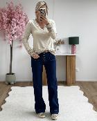 Sous pull dentelle beige