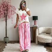 Pantalon Maurice rose