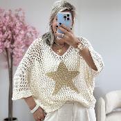 Pull star ecru