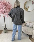 Blazer strass oversize