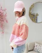 Gilet Eleonore corail