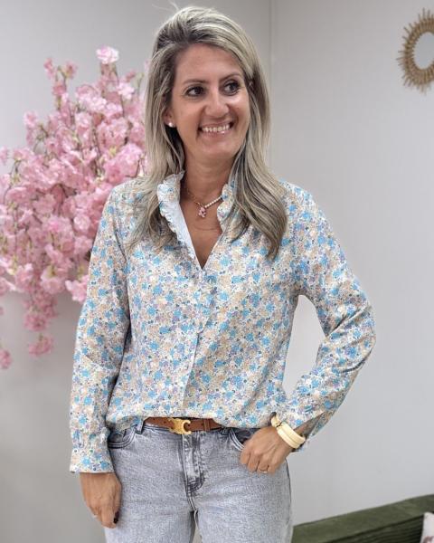 Chemise Laura bleue