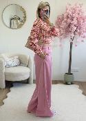 Pantalon Fiona rose