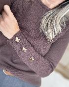Pull Leon chocolat