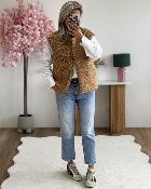 Gilet Lola camel