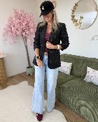 Blazer strass noir
