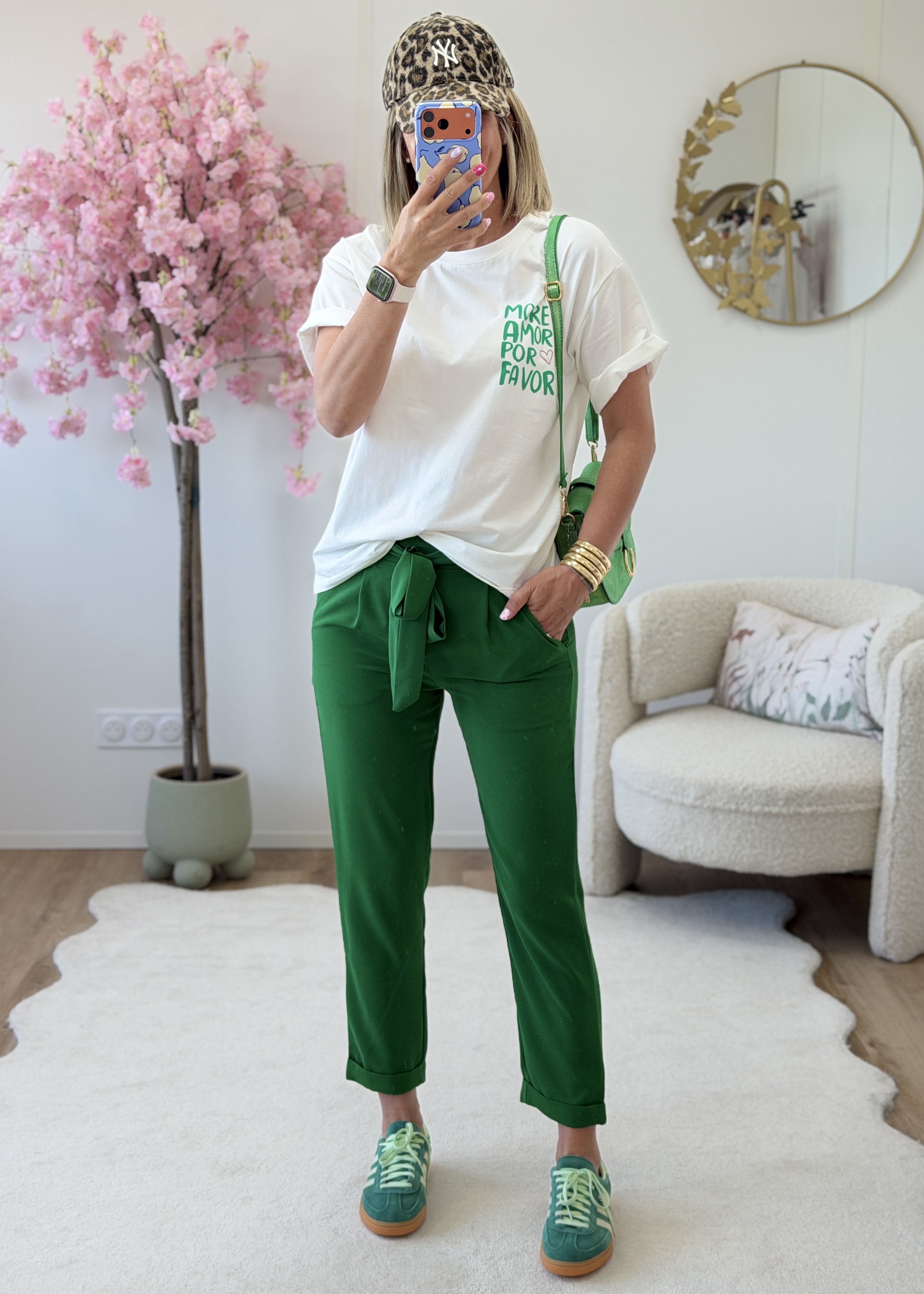 Pantalon Tia vert