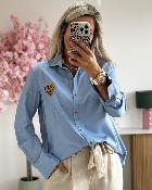 Chemise heart coeur leopard