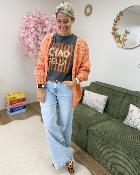 Tee shirt ciao bella gris