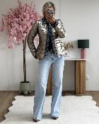 Doudoune bi jeans