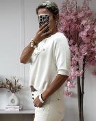 Pull Mon Amour blanc