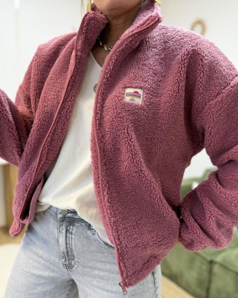 Gilet veste Athenais rose