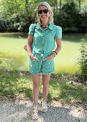 Combi short Lena verte