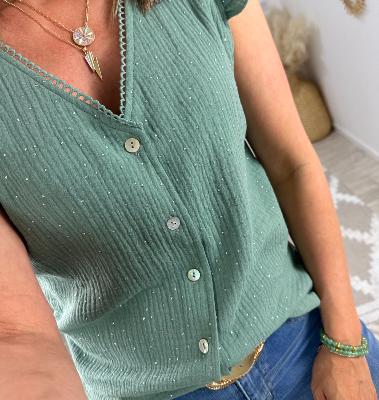 Blouse Louanne Kaki