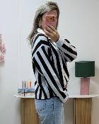 Pull Jackie bleu choco