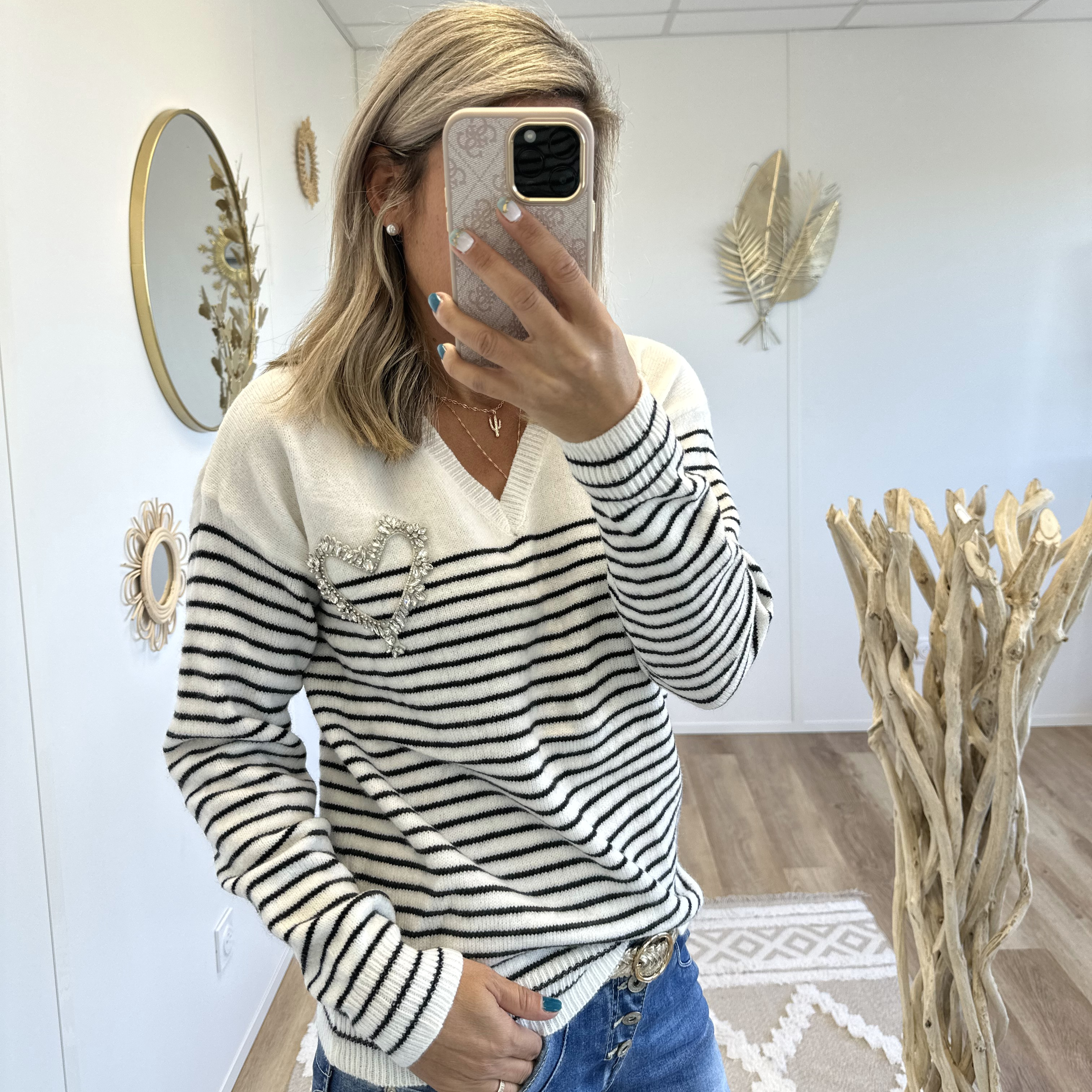 Pull Nell blanc