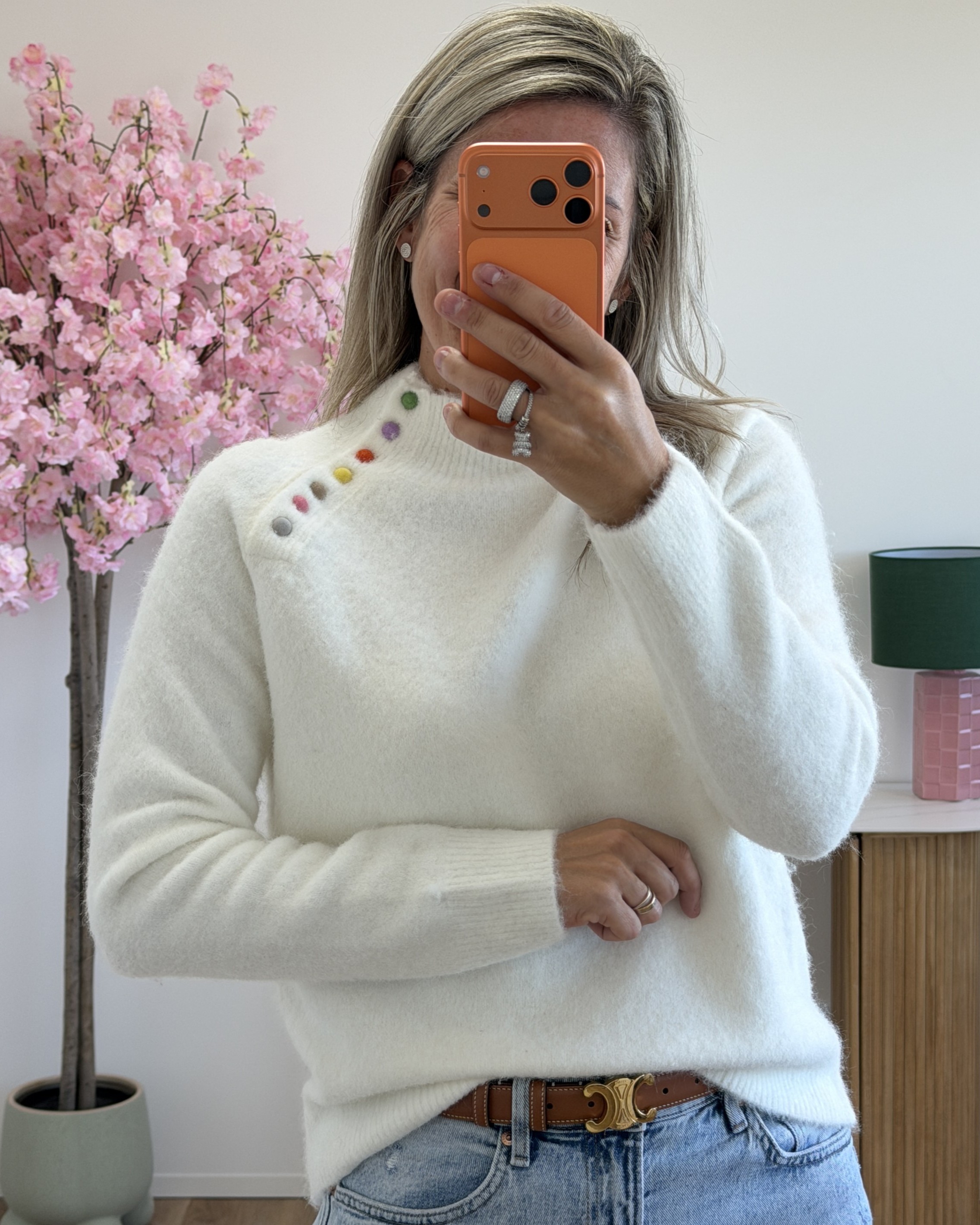 Pull Maya blanc