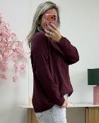 Pull Hannah bordeaux