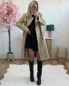 Jupe short lainage noir