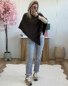 Poncho chocolat