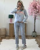 Sweat les copines d abord gris