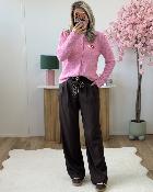 Gilet keep smile rose