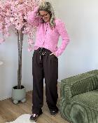 Gilet keep smile rose